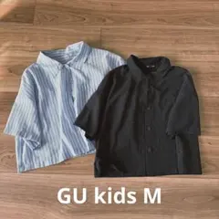 GU kids 半袖シャツ 2枚セット M