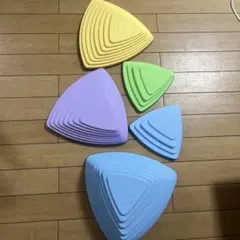 多色積み重ね知育玩具　バランスストーン5個