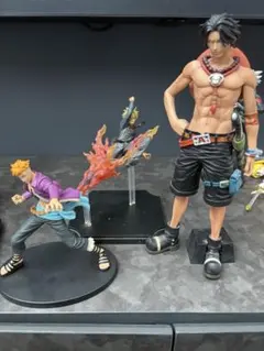 ワンピース フィギュア まとめ売り エース サンジ マルコ