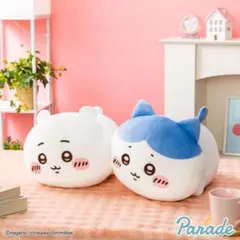 ちいかわ もっちる ねそべりBIGぬいぐるみ　ちいかわ　ハチワレ