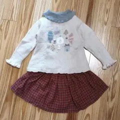 ファミリア　セーター　白　90 100