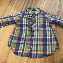 ラルフローレン　チェックシャツ　110