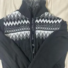 m.f.editorial ジップアップ ニット セーター LLのサムネイル