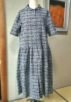 浴衣(絞り染め)リメイクワンピースD-㉒・プロの仕立て 浴衣(絞り染め)リメイクワンピースD-㉒・プロの仕立て - メルカリ
