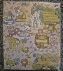 Sanrio キャラクターズ メモ帳　ラッピングペーパー柄