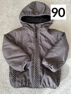 ベビー服　アウター　ジャケット　冬　90グレー