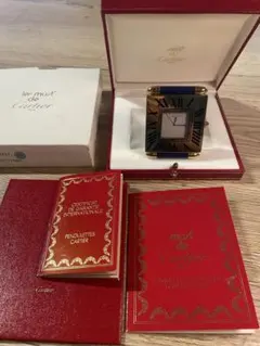新品未使用】電池切れカルティエ トラベルクロック 置時計 2754 - メルカリ