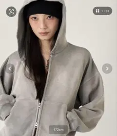 【SLOPPY】ラインストーンジップパーカーのサムネイル