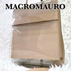 未使用級✨ macromauro PVL マクロマウロ クリアショルダーバッグ 