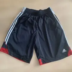 adidas Climalite ショートパンツ 黒/赤 サイズM