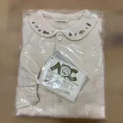 エンゼルスター　オーガニックコットン　ブラウス　シャツ　丸襟　90