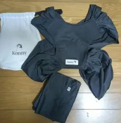 Konny コニー抱っこ紐 サイズ S メッシュ チャコールグレー