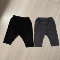 ユニクロ ベビーパンツ 2枚セット 90cm