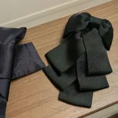 リボン　バレッタ　ヘアクリップ　2個セット