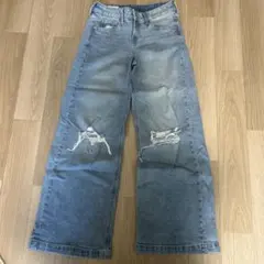 GAP LOW RISE STRIDE ダメージデニム 27 / 4R