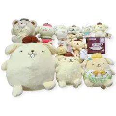 ポムポムプリン ぬいぐるみ マスコット 大量セット　タグ付き多数　サンリオ