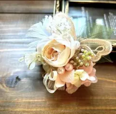 入学式 卒業式 コサージュ 蝶 ピンク アイボリー パール フォーマル ママ✿