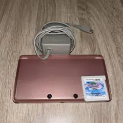 ニンテンドー3DS ピンク 本体 充電器＆ドラクエ11ソフト付き