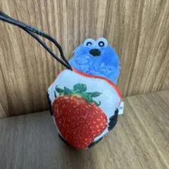 大人気⭐︎パペットスンスン　フルーツマスコット イチゴ　キーホルダー