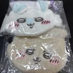 ちいかわ　おかお巾着　モモンガ・ラッコ