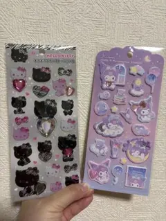 ハローキティ・クロミ ジュエルシール2枚セット