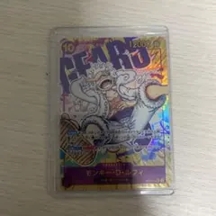 ワンピースカードゲーム　モンキー・D・ルフィ　シークレットパラレル　ニカ