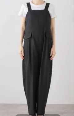 IENA ブライトツイルサロペット