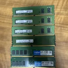 ジャンク デスクトップ用 DDR4 メモリ 5枚セット - メルカリ