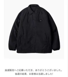 ennoy PADDED NYLON COACH JACKET サイズL
