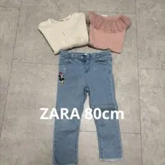 ZARA3点セット　デニム　トップス　カーディガン