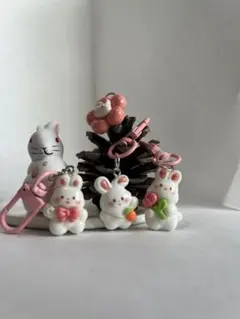 うさぎチャーム4点セット