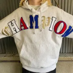 Champion リバースウィーブ ワッペンロゴ パーカー ※入手困難