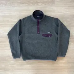 91年製 永野芽郁 着用 年代違い チャコール×パープル シンチラ スナップt