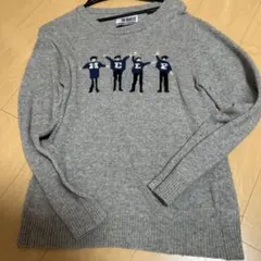 希少！SHIPS JET BLUE【THE BEATLES】／ ニット.セーター
