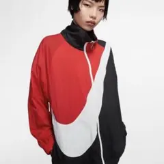 【美品✨】ナイキ ウーブン スウッシュ ナイロン ジャケット