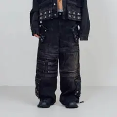 レザーパンツ　M ブラック　ブレス　breath badhop レザーパンツ XL ブラック ブレス breath badhop（レザーパンツ