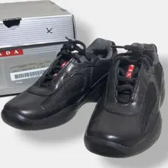 極美品 プラダ スポーツ アメリカズカップ ローカット スニーカー 35 サイズ