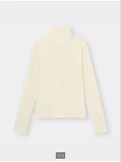 GU ソフトリブタートルネックT