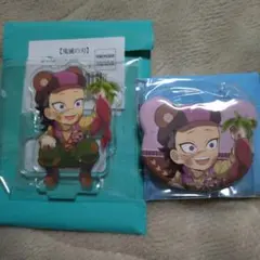 鬼滅の刃 実りの秋まつり アクリルスタンド&くま型缶バッジ 不死川玄弥