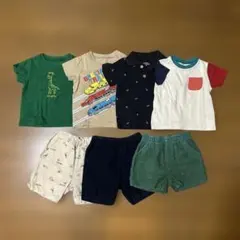 ベビー服 80トップス パンツ 7点セット まとめ売りのサムネイル