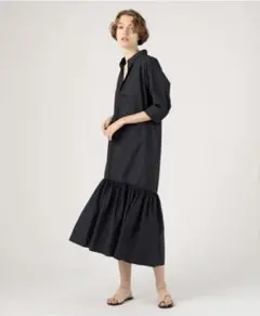 TOMORROWLAND コットンブロード ティアードワンピース