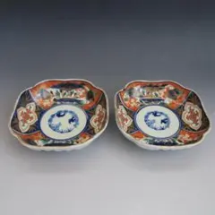 時代物古伊万里色絵錦手金襴手金彩【雲龍鳳凰？鷺図】大皿　冨貴長春　江戸期時代箱付 古伊万里色絵荒磯文鉢（江戸時代） - 天平堂（TENPYODO）