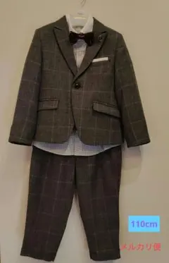 美品☆ウォルツバイビームス　キッズスーツ　5点セット　セレモニー　120 waltz by BEAMS DESIGN ピンストライプスーツ キッズ 男の子 ビームス