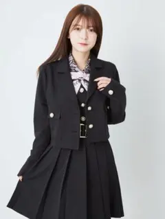 Ank Rouge セットアップ ブラックジャケット ワンピース