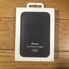Apple純正　ファインウーブンウォレット　ブラック