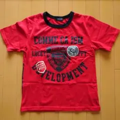 COMME CA ISM Tシャツ 150A レッド　新品　未使用のサムネイル