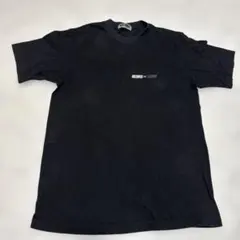 MICHIKO KOSHINO フェードブラック ロゴTシャツ L 古着のサムネイル