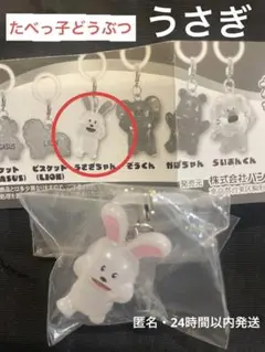 たべっ子どうぶつ　めじるしアクセサリー　　うさぎ