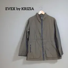 EVEX by KRIZIA アウター ジャケット 40 ジップアップ 茶色のサムネイル