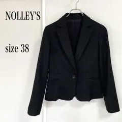 ...NOLLEY'S テーラードジャケット size 38 ブラック